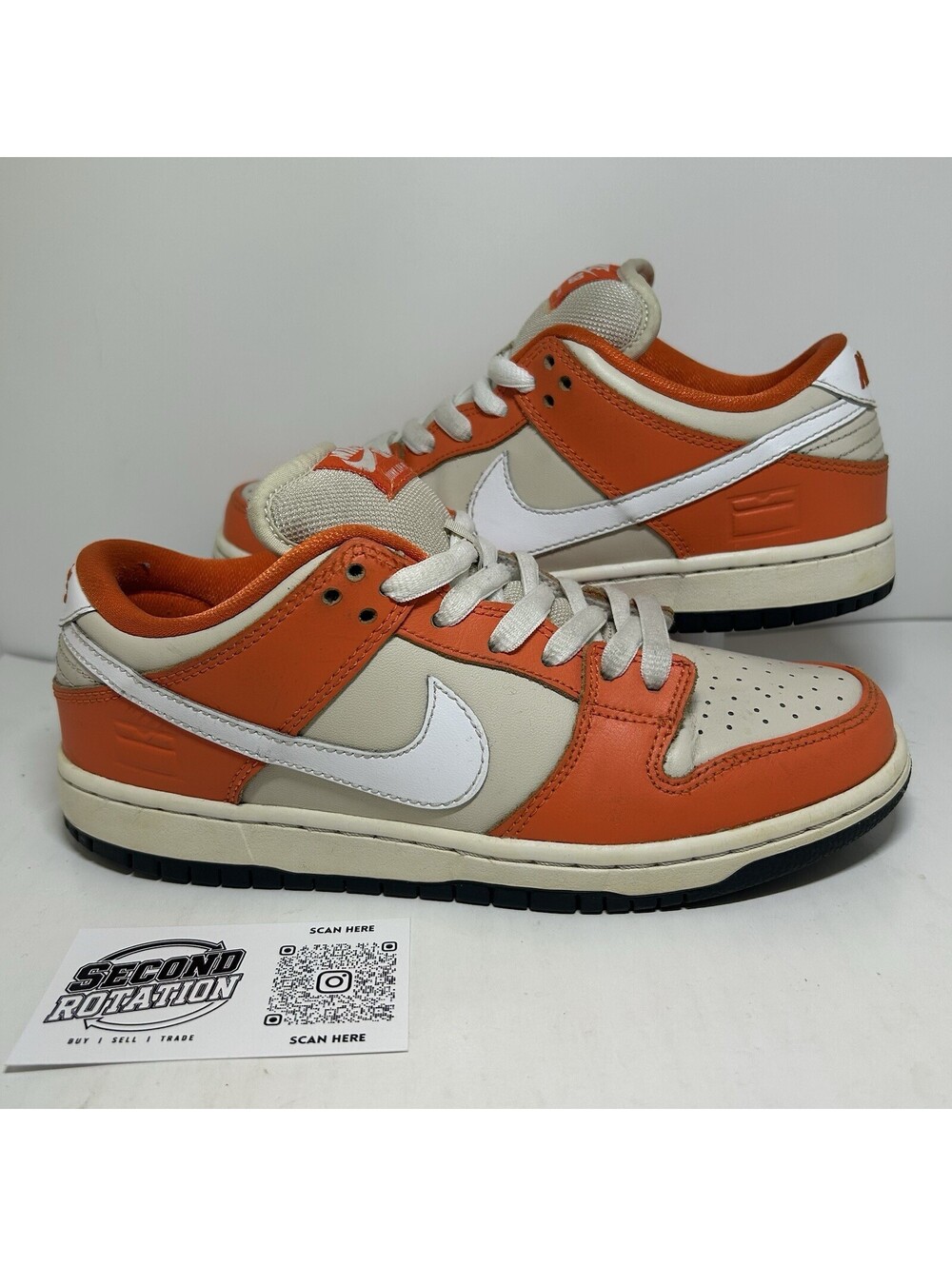 RARE Nike SB Dunk Low Orange Box 2016 - Size 6.5 - (313170-811)